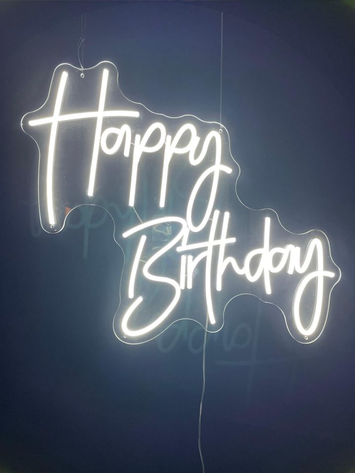 Happy Birthday Neon Sign for hire