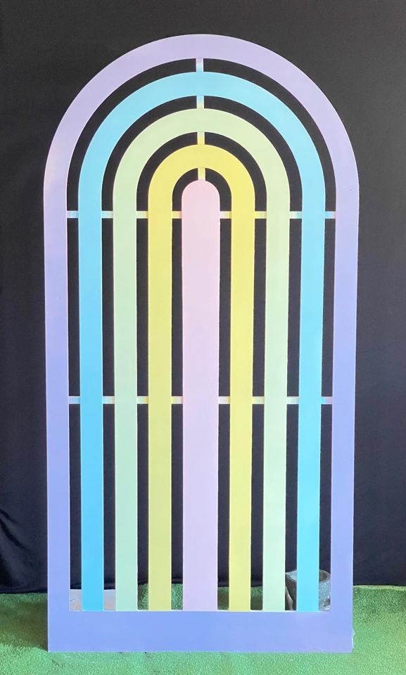Rainbow Backdrop for hire
